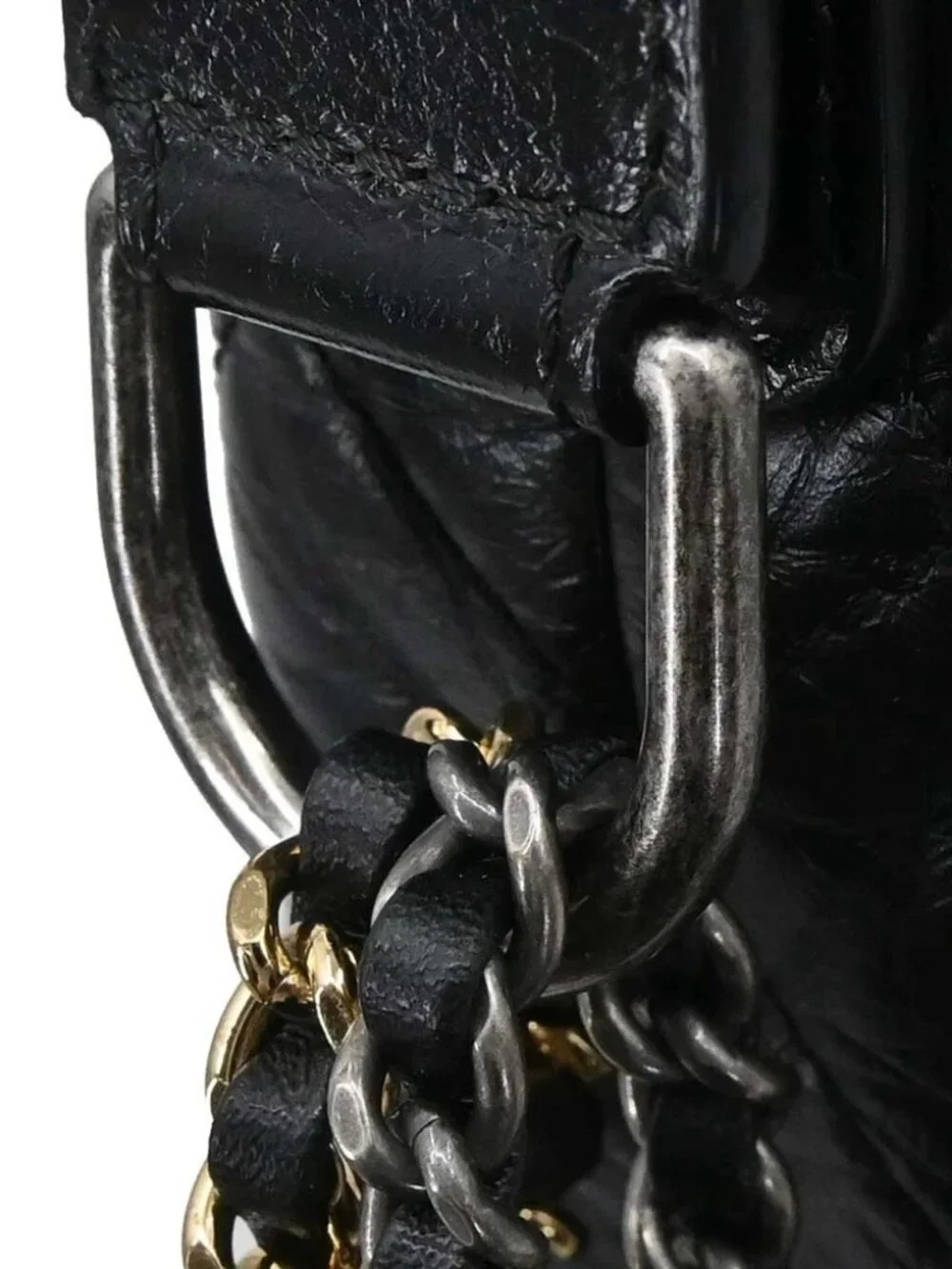 Chanel Black Calfskin Medium Gabrielle Shoulder Bag